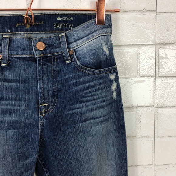 7 For All Mankind The Ankle Skinny Jeans - Picture 3 of 8